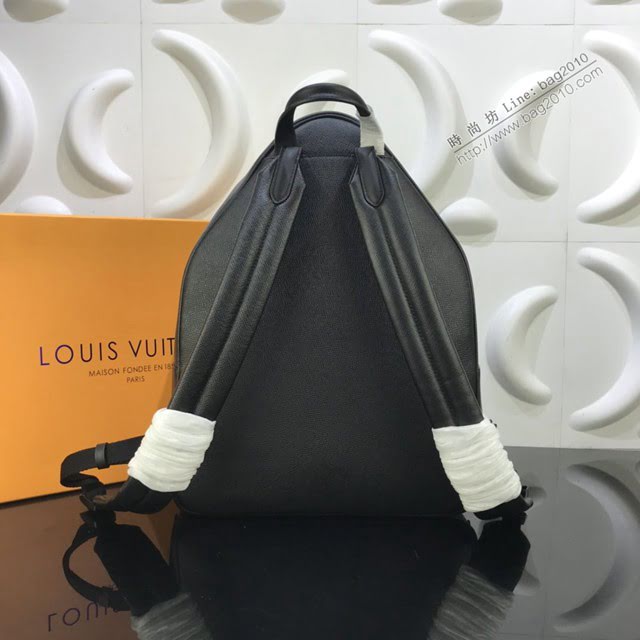 LV包包 LV新款雙肩包 M30259 APOLLO雙肩包 LV老花十字紋三角背包雙肩包  ydh3671